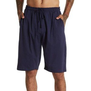UNSIMPLY STITCHED Men's LARGE NAVY Super Soft Lounge Jersey Shorts